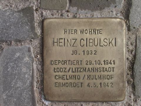 Stolperstein Heinz Cibulski