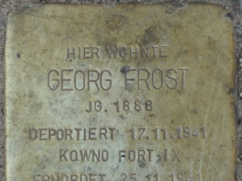 Stolperstein Georg Frost