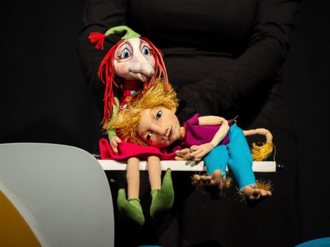 Bildvergrößerung: Figuren aus dem Figurentheater Ute Kahmann - Trollkinder