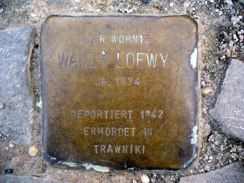 Stolperstein für Wally Loewy