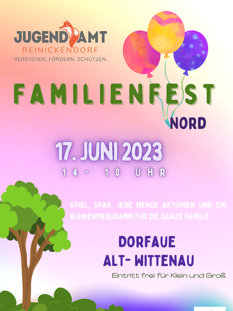 Familienfest Nord Plakat 2023