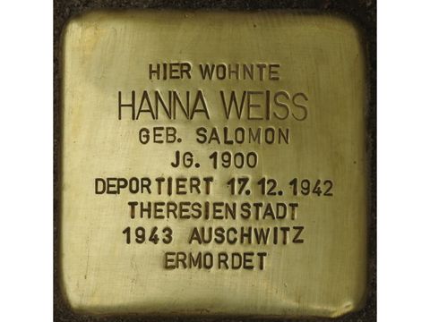 Stolperstein Hanna Weiss