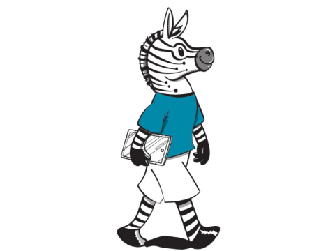 Digital-Zebra (Logo des Vöbb)