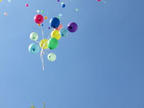 Luftballons in der Luft