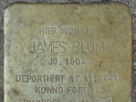 Stolperstein James Blum