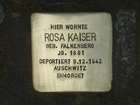 Stolperstein für Rosa Kaiser