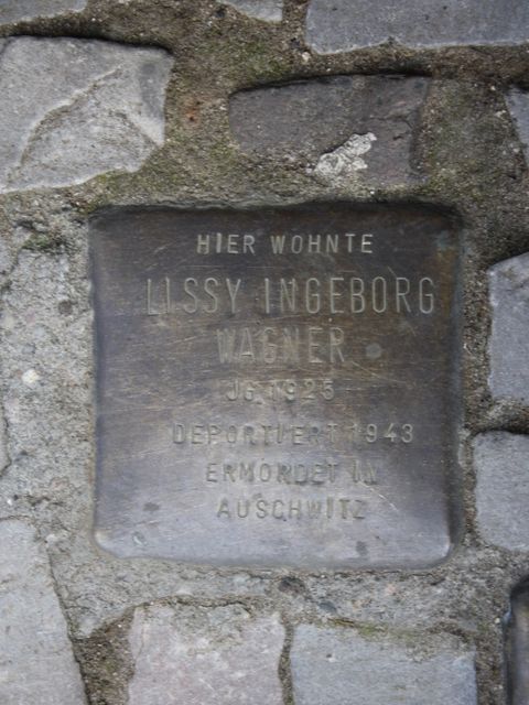 Stolperstein für Lissy Ingeborg Wagner