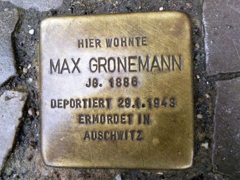 Stolperstein für Max Gronemann