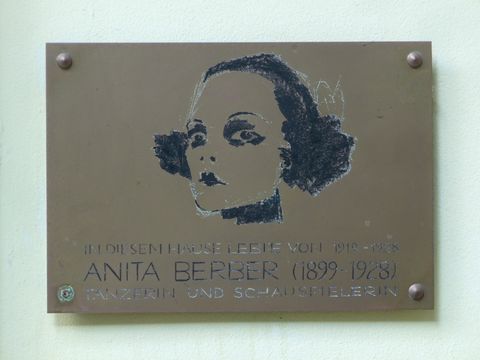 Gedenktafel für Anita Berber, 16.9.2009, Foto: KHMM