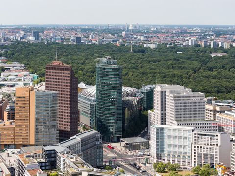 Bildvergrößerung: Potsdamer Platz und Großer Tiergarten