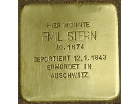 Stolperstein Emil Stein 