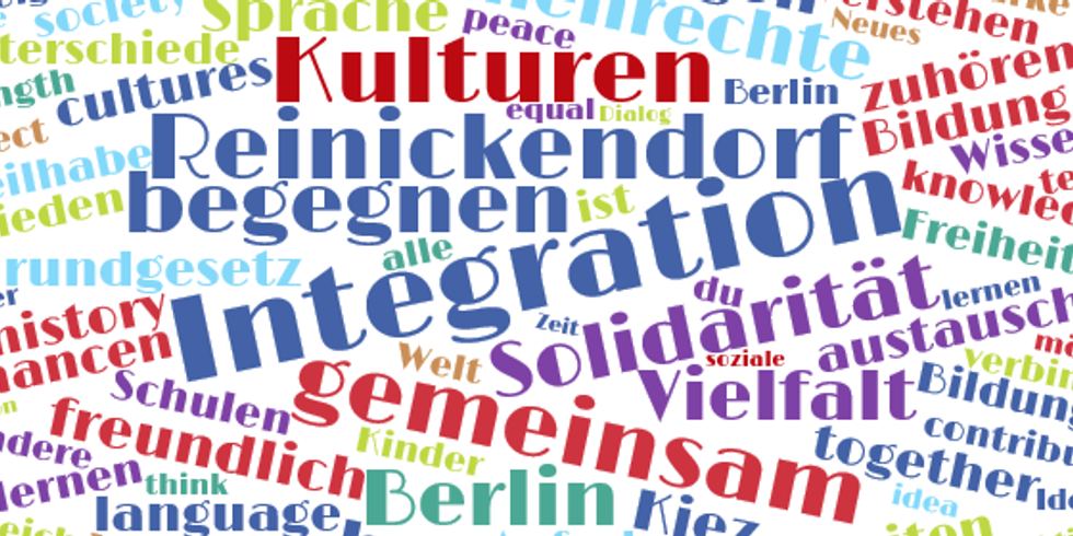 Wortwolke Integration Reinickendorf