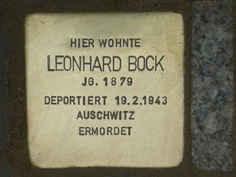 Stolperstein für Leonhard Bock