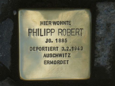 Stolperstein für Philipp Robert