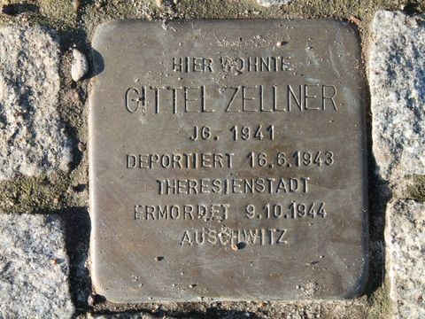 Stolperstein für Gittel Zellner, 26.1.2012