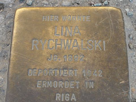 Stolperstein Lina Rychwalski
