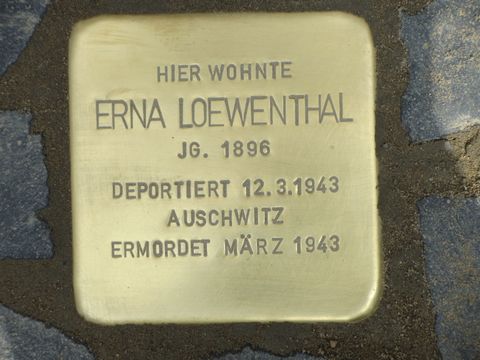 Stolperstein Erna Loewenthal