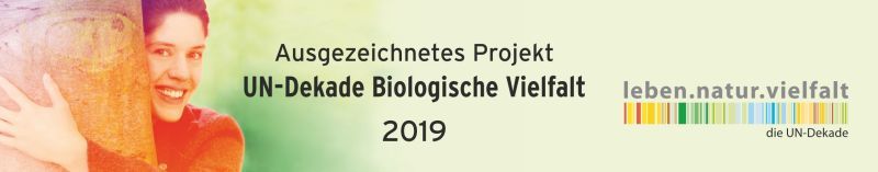 Logo für die Auszeichnung Projekt UN-Dekade Biologische Vielfalt 2019