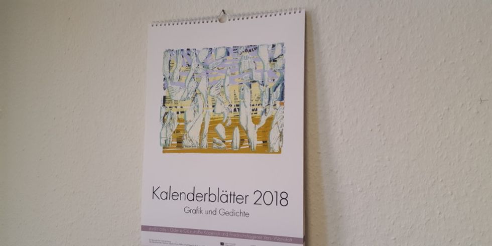 Kalender Kalenderblätter 2018