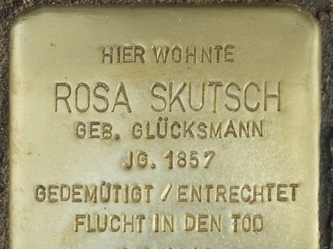 Stolperstein Rosa Skutsch, 2014