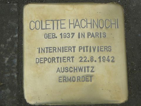 Stolperstein für Colette Hachnochi