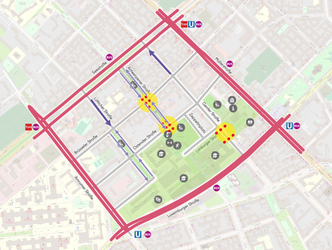 Kiezblock Brüsseler Kiez: Karte zu Hinweis 4