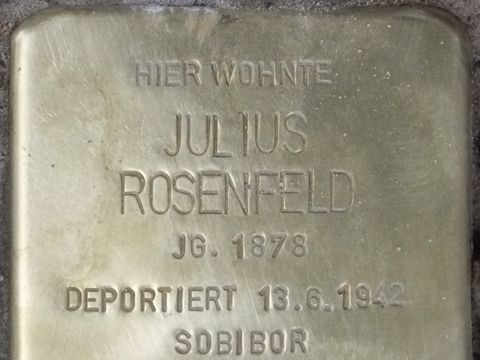 Stolperstein Julius Rosenfeld