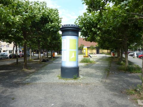 Mierendorffplatz, südlicher Teil, 7.8.2012, Foto: KHMM
