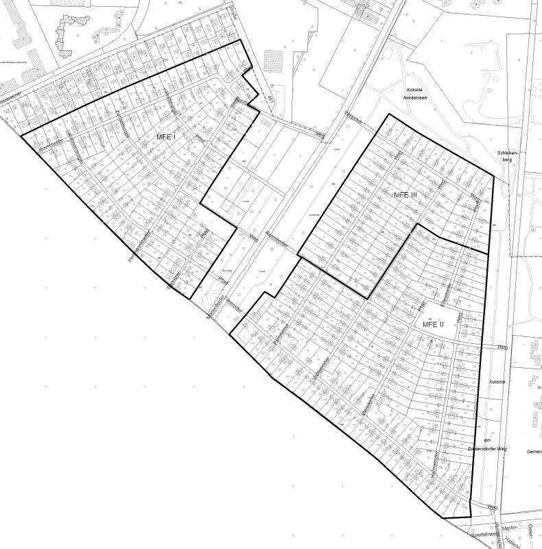Bildvergrößerung: Stadtrandsiedlung Übersichtskarte