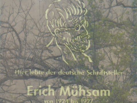 Gedenktafel für Erich Mühsam, 22.4.2008, Foto: KHMM