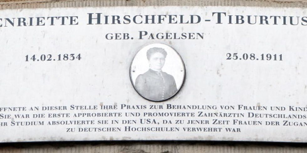 Gedenktafel für Henriette Hrschfeld-Tiburtius