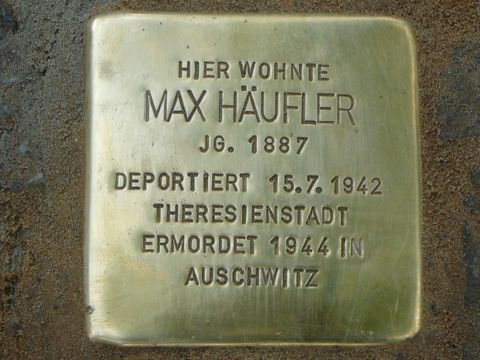 Stolperstein für Max Häufler