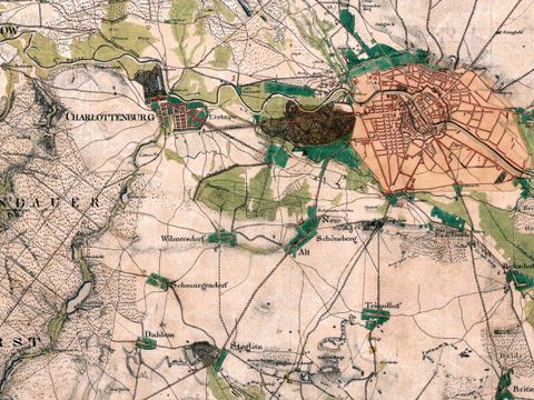 Historische Karten im Angebot der Landesvermessung und Geobasisinformation Brandenburg