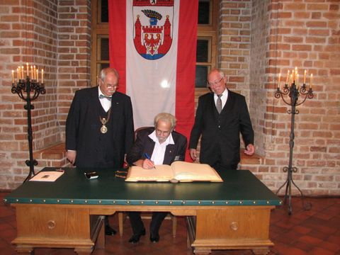 Konrad Birkholz, Siegfried Hirsch und Jürgen Vogt (von links nach rechts)