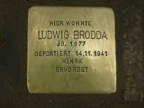 Stolperstein für Ludwig Brodda