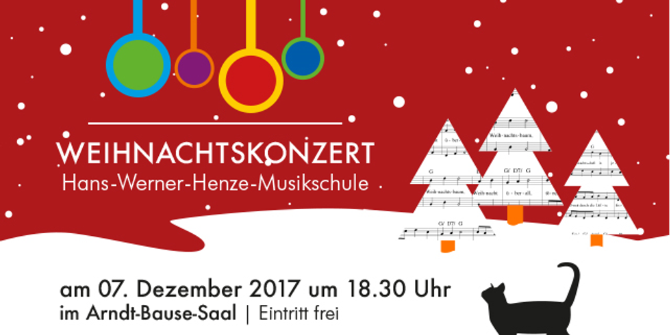 Weihnachskonzert der Musikschule im FreizeitForum Marzahn