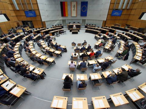 Sitzung Berliner Abgeordnetenhaus