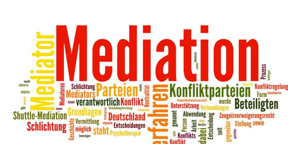 Grafik zum Thema Mediation