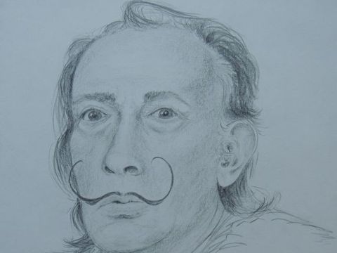 Portrait Salvador Dali