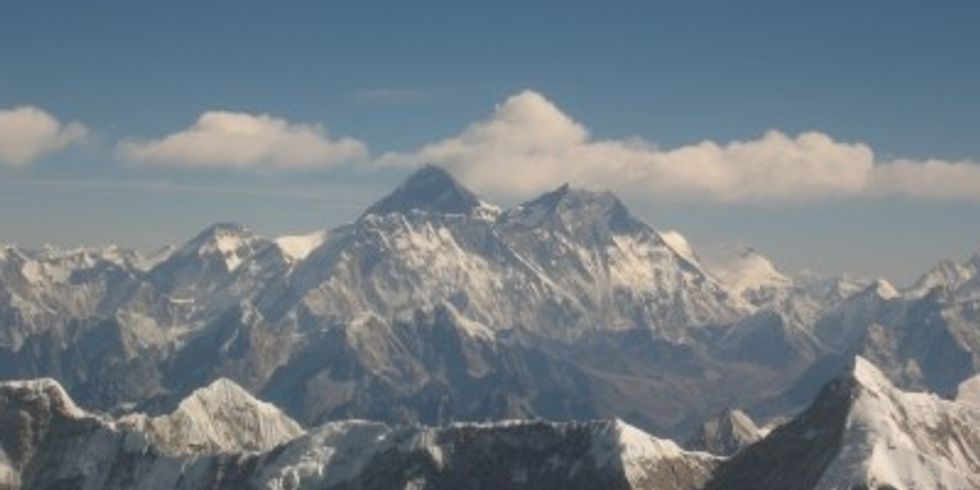 Der Gipfel des Mount Everest