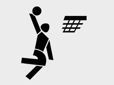 Basketball Piktogramm