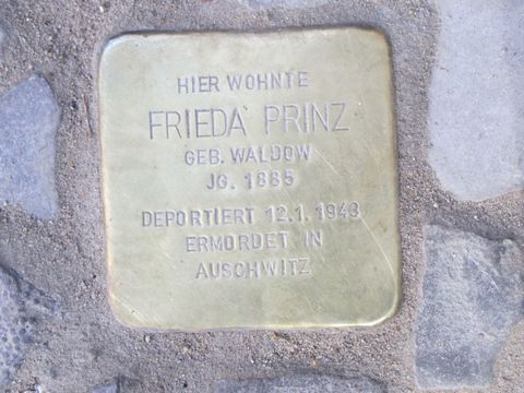 Stolperstein Frieda Prinz