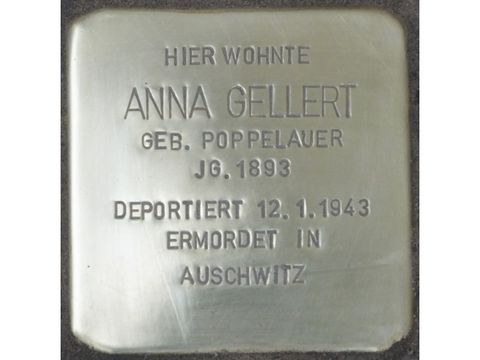 Stolperstein Anna Gellert