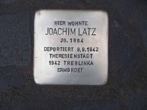 Stolperstein Joachim Latz
