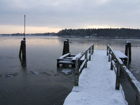 Enlarge photo: River Dahme in Winter