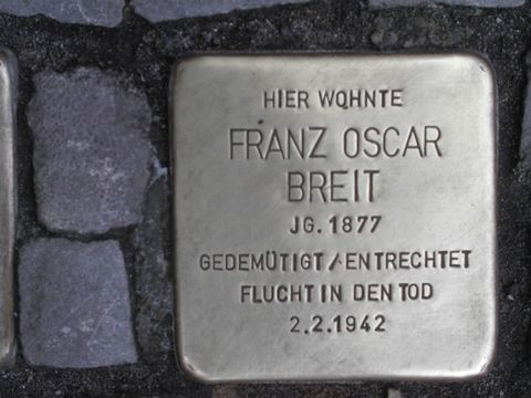 Stolperstein Franz Oskar Breit
