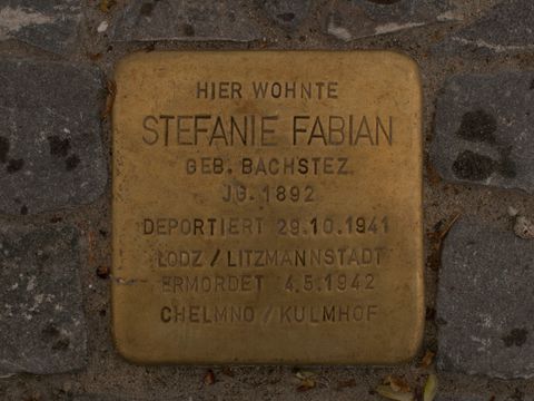 Stolperstein Stefanie Fabian