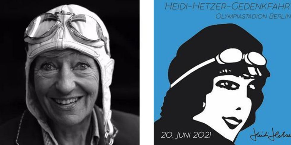 Heidi-Hetzer-Gedenkfahrt: Die Fahrt zum Denken an Heidi Hetzer - die Grande Dame der Berliner Straßen.