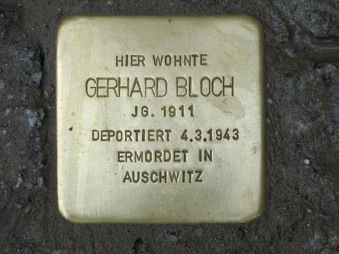 Stolperstein Gerhard Bloch