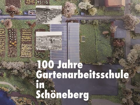 Vogelperspektive auf die Gartenarbeitsschule Schöneberg